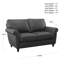 Causeuse en cuir véritable Cherish-1098570500