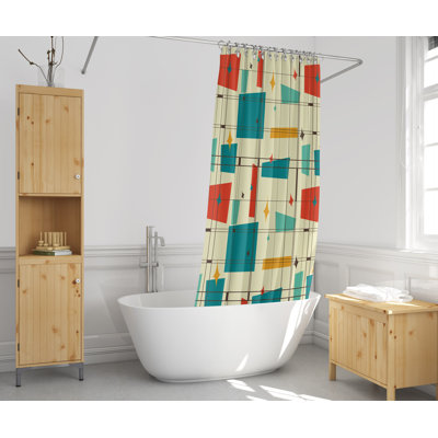 Geometric Shower Curtain