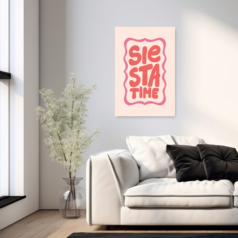«Pink Siesta Time», H 36 po x l 24 po