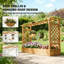 Boîte à fleurs en bois, jardinière en treillis, lit de jardin surélevé