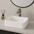 Eleen 16" X 12" White Rectangle Ceramic Countertop Bathroom Vanity Vessel Sink Art Basin