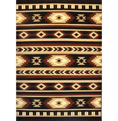 Tapis noir Ena