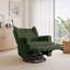 Upholstered 80 cm W Manual - Push Back Swivel Rock  Glider Recliner-1037485121