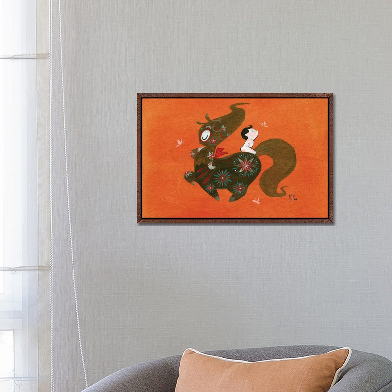 Centauride by Martin Hsu - Print on Canvas, Classic Brown Wood Framed, 66.04 cm H x 45.72 cm W