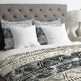 Schatzi Brown Modern & Contemporary Geometric Shapes Duvet Cover