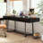 Lustre 70.87" Contemporary Computer Desk With Durable Wooden Structure And Spacious Desktop Area
