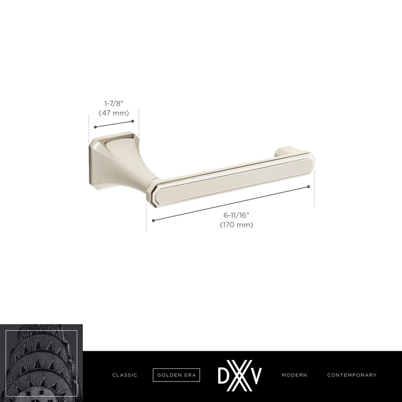 Belshire Tissue Holder, Brushed Nickel