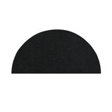 Modern Plush Pet and Kids Friendly Solid Color Area Rugs, Stain & Fade Resistance, Bedroom, Playroom and Kidsroom, Event, Wedding, Made in USA, Perfect for Living Room, Dining Room, Black Rug