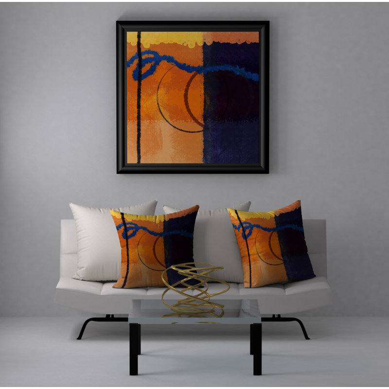 Reversible Throw Pillow, 18" x 18"