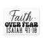 Écriture sur les murs Esaïe 41:10 Faith Over Fear-834873377
