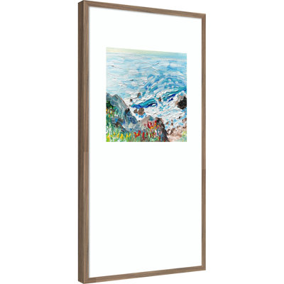 Coastline by Pauline Wegman Wood Framed Wall Art Print