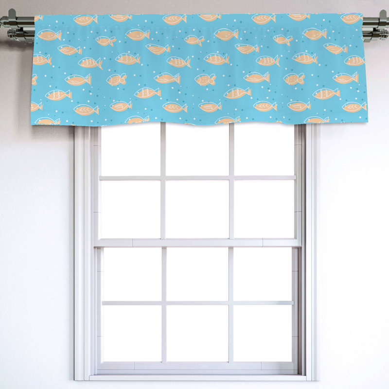 Sateen Ruffled Window Valance