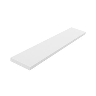 Éclaboussure latérale en pierre de quartz 21,25 pouces pour comptoir de salle de bain blanc
