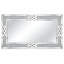 Miroir mural biseauté de 120 cm de large, élégant miroir décoratif argenté, à suspendre horizontalement ou verticalement.-1686019573