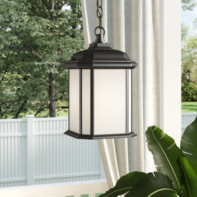 Kent One Light Outdoor Pendant from Generation Lighting , No, Oxford Bronze