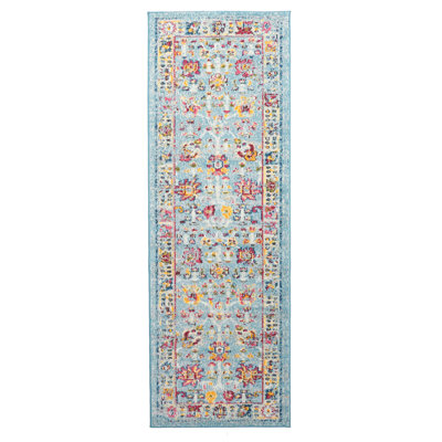 Jasmine Blue Rug 2'8" x 8'2"
