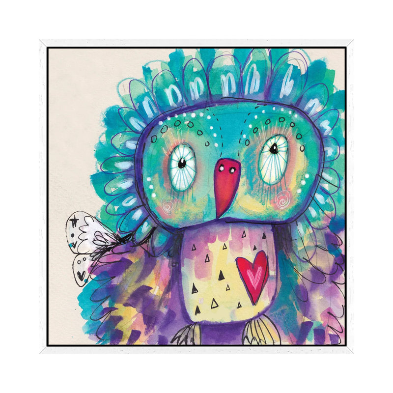Qb2 by Tamara Laporte - Print on Canvas, 45.72 cm H x 45.72 cm W, White Framed