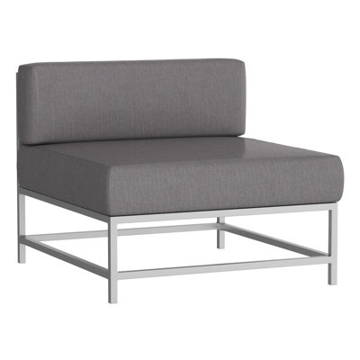 Chaise de patio Delano avec coussins Sunbrella
