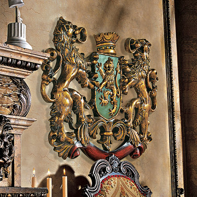 Heraldic Royal Lions Coat of Arms Wall Décor