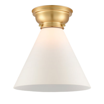 Plafonnier encastré 1 lumière 12 po Aditi Cone