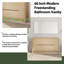 Base de meuble-lavabo double 60 po 60 po