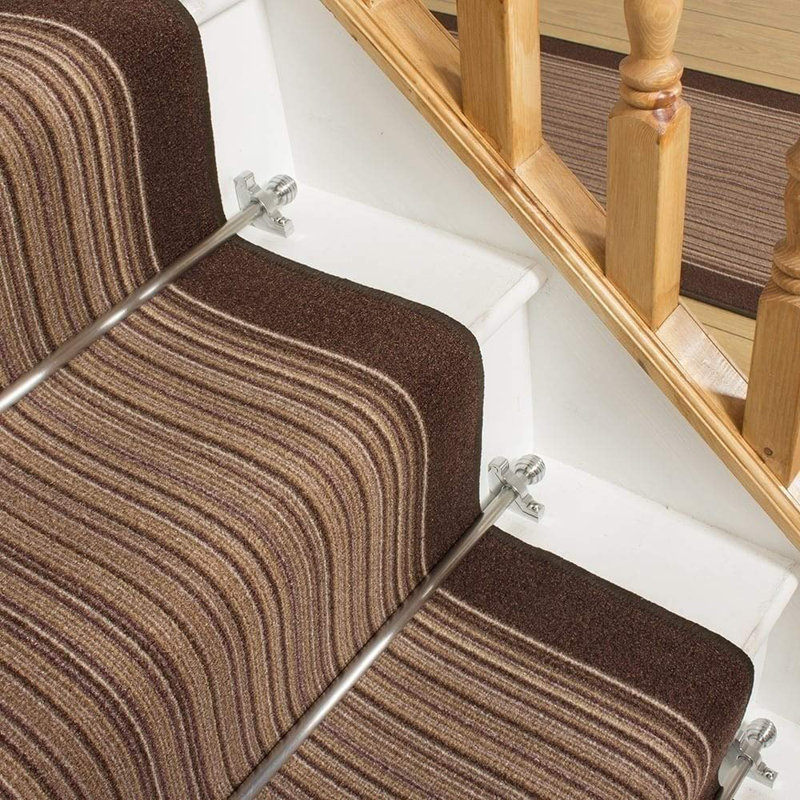 Stair Runner Allante Striped Indoor Area Rug, Runner 810cm x 80cm