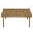 Patio Dining Table Rectangular Table for 6 Aluminum All-Weather for Backyard Garden and Poolside (Brown)-90005384-90005395