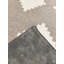 Tapis géométrique beige à motif de losanges 5 'x 7'