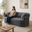 Upholstered 78.3 " Boucle Sleeper Sofa-127215882
