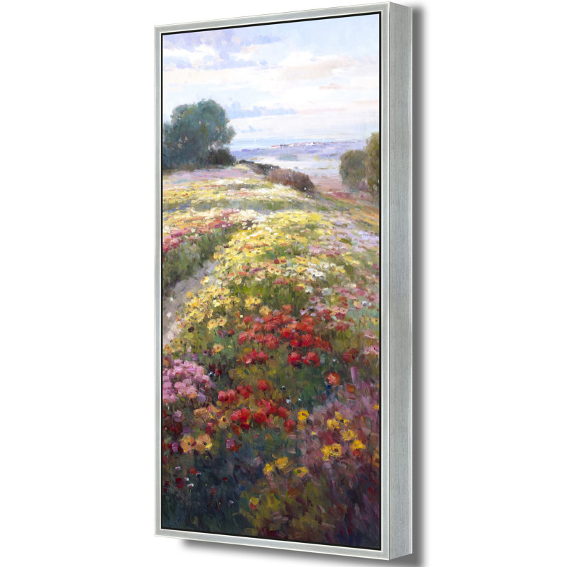 Whispers Of The Horizon Print, 56" H x 29" W, Silver