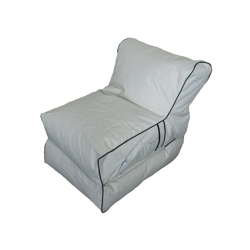 Fauteuil à billes Jumbo, Mélange de polyester beige