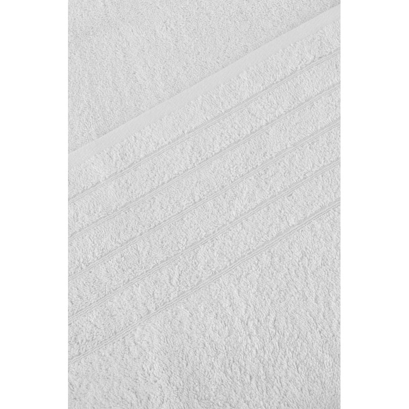 Ensemble de serviettes 100% coton turc Shantae - pièce, moelleux, léger et très absorbant - ensemble de 4, Blanc neige