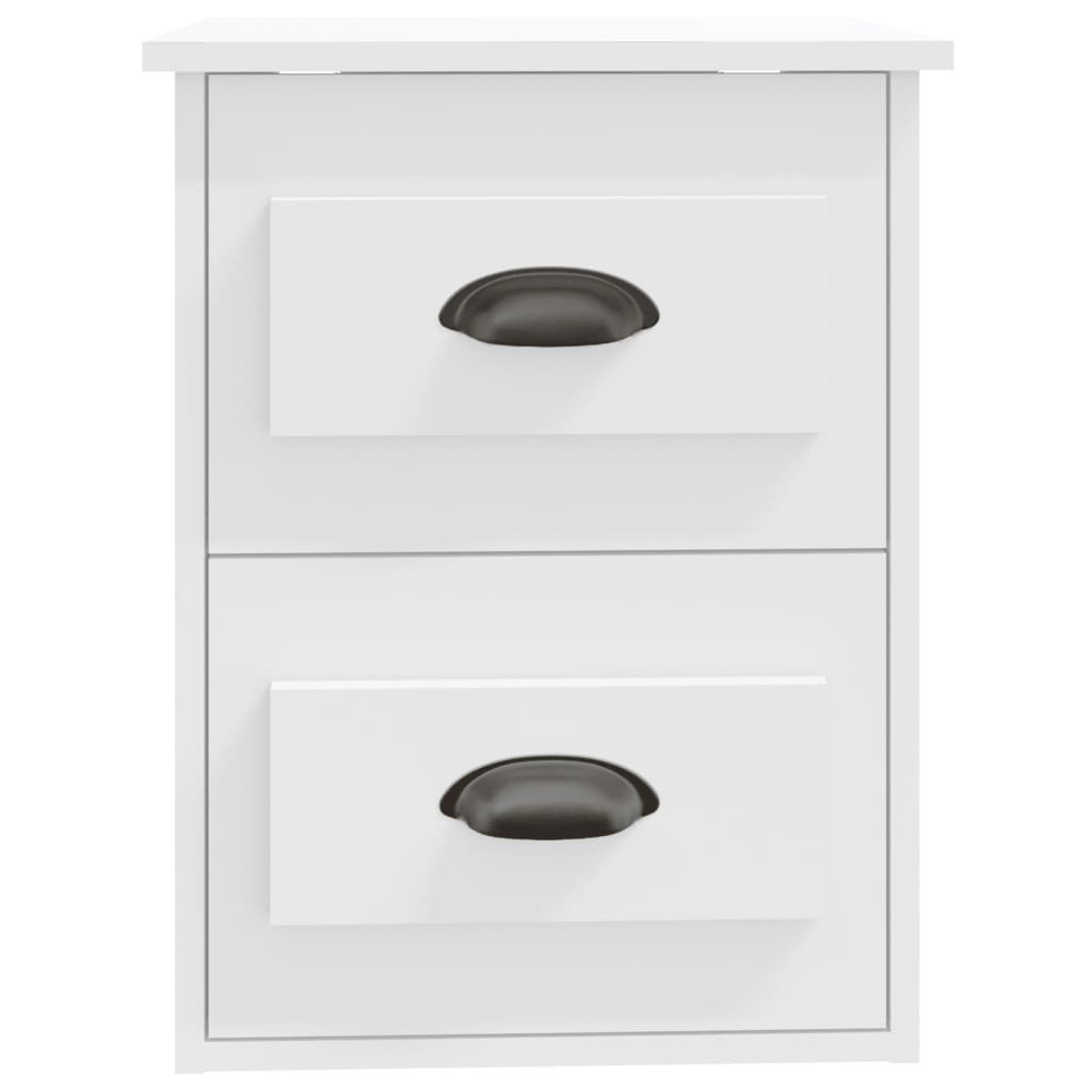 ClassicLiving Wall-Mounted Bedside Cabinet 41.5X36x53cm