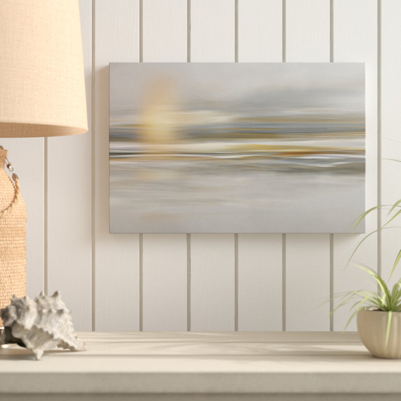 «Soft Sea Landscape», impression sur toile tendue, H 32 po x l 48 po x P 1,5 po