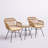 Espey 2 - Person Patio Conversation Set with Cushions