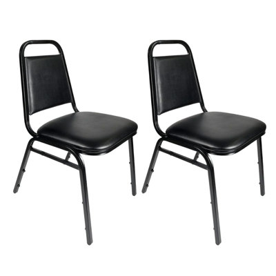 Chivari Crown Banquet Chair - Multiple Fabric, Vinyl, and Frame Options, 2 Chair Bundle by Chivari Banquet