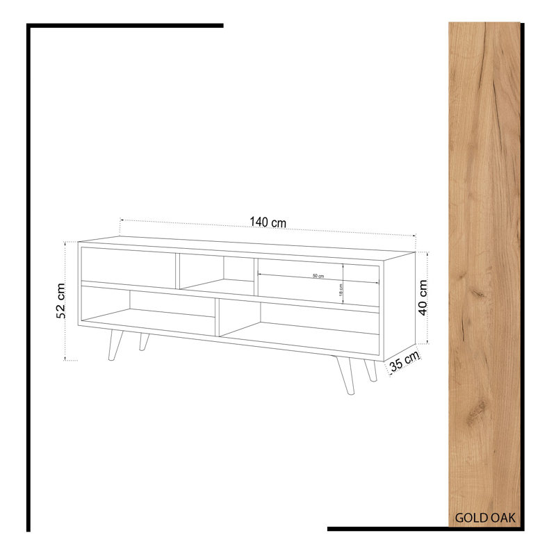 Patrina Unfinished TV Stand
