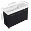 Meuble-lavabo autoportant avec lavabo en résine