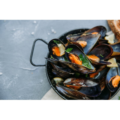 Shellfish Seafood - Wrapped Canvas Print