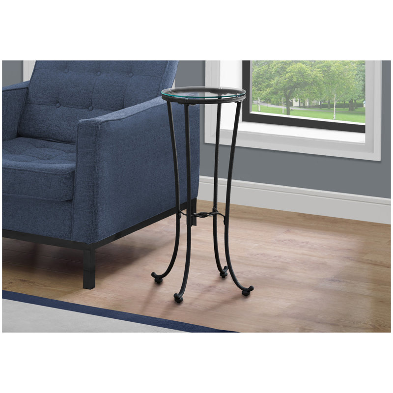 Table d'appoint, côté, bout, support à plante, rond, salon, chambre à coucher, contemporain, moderne