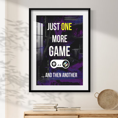 Gamer at Play II -Framed Print