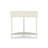 Artisan-Crafted Wave-Pattern Demi-Lune Console Table,Unique Half Moon Design End Table with 2 Storage Drawers and Bottom Shelf for Living room, Bedroom, Study, Hallway-1943977061