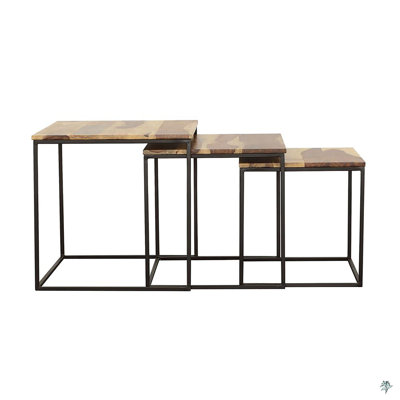 Ensemble de 3 tables gigognes