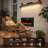 36" Electric Fireplace with 12 Color Flame - Recessed/Wall Mount, Remote Control-1293810178