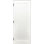 Porte standard en bois massif à panneaux Shaker