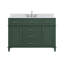 Meuble-lavabo simple autoportant 48 po avec plateau en pierre reconstituée Abramowitz-878705704-985264139