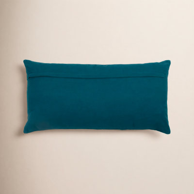 Brockett Textured Lumbar Throw Pillow