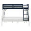 Lit superposé simple au-dessus de double avec lit gigogne Evie-103484788