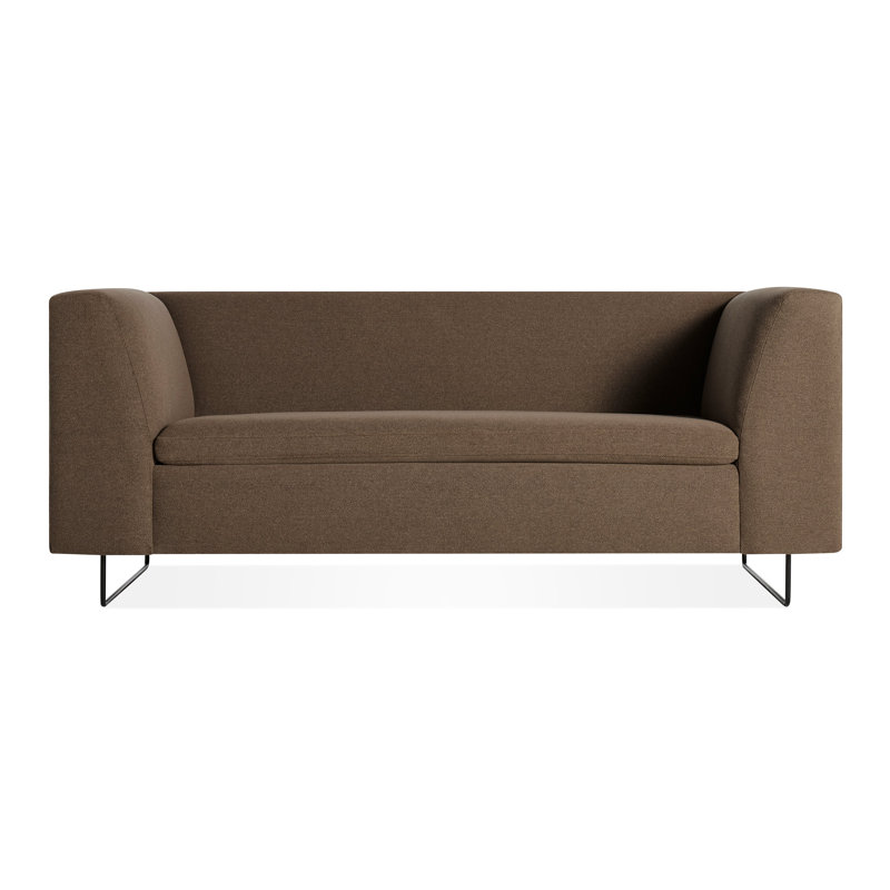 Bonnie and Clyde Sofa, 29" H x 72" W x 33" D, Kvadrat Autumn Cardamom