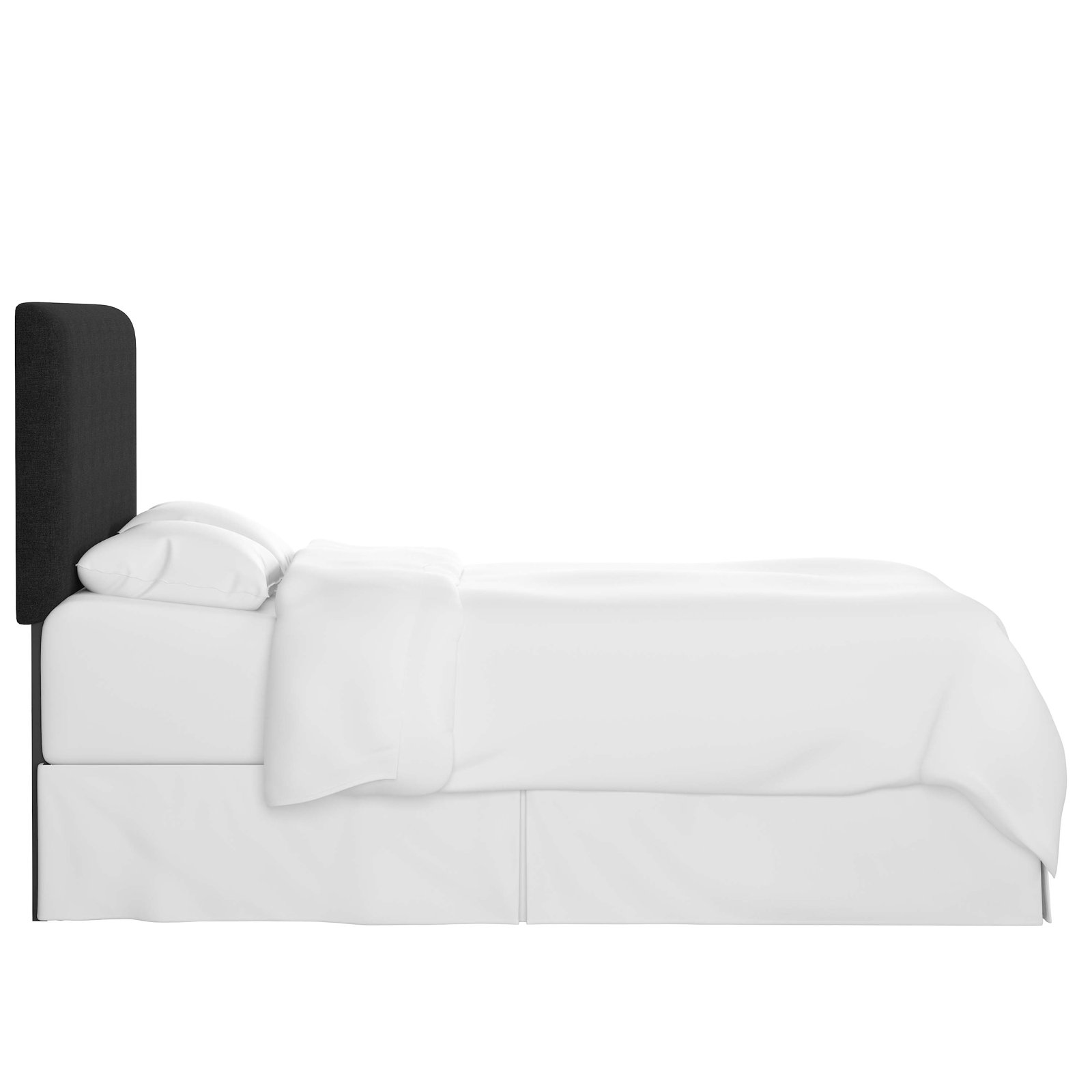Eisley Upholstered Headboard, Twin, Classic Linen Black